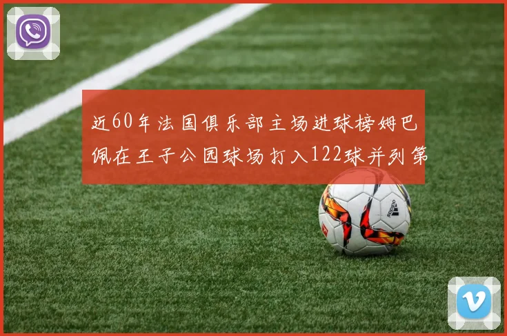 近60年法国俱乐部主场进球榜姆巴佩在王子公园球场打入122球并列第三